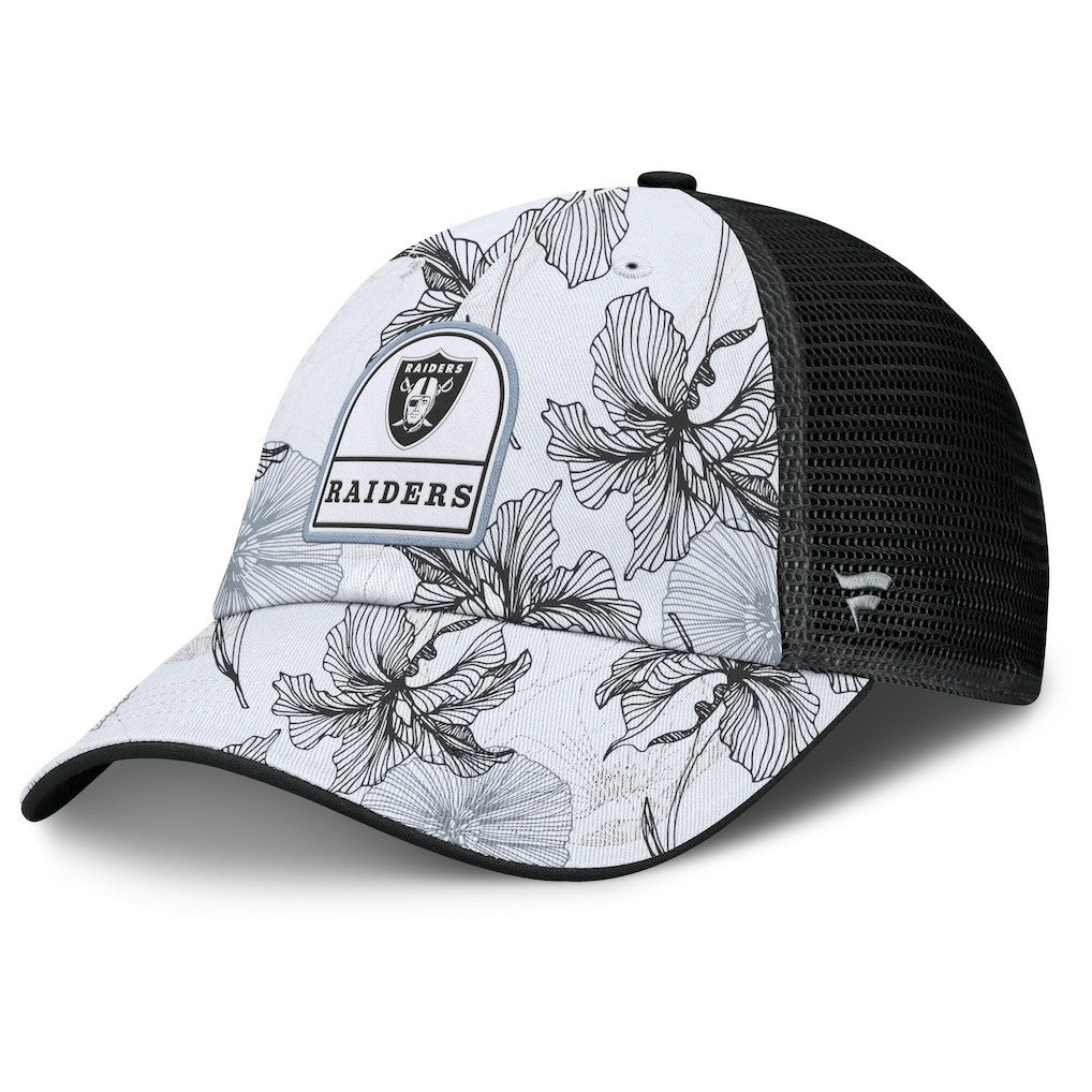 NFL Las Vegas Raiders Tropical Adjustable Trucker Hat