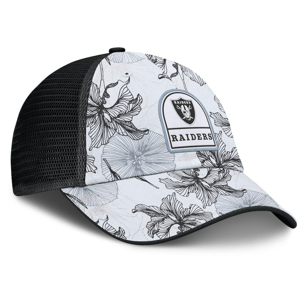 NFL Las Vegas Raiders Tropical Adjustable Trucker Hat
