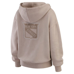 New York Rangers WEAR by Erin Andrews Women's Washed Pullover Crewdie