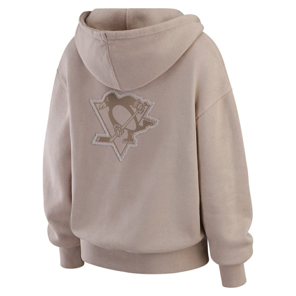 Pittsburgh Penguins WEAR by Erin Andrews Women's Washed Pullover Crewdie