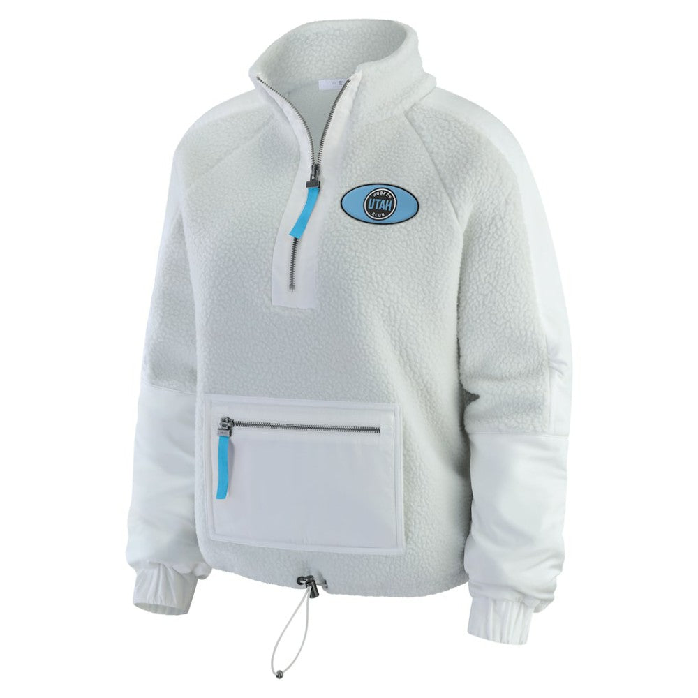 Utah Mammoth WEAR by Erin Andrews Women's Polar Fleece Quarter-Zip Jacket