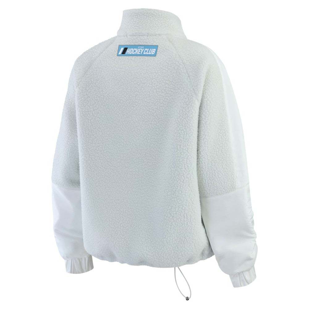 Utah Mammoth WEAR by Erin Andrews Women's Polar Fleece Quarter-Zip Jacket