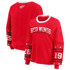 Detroit Red Wings WEAR by Erin Andrews Women's Long-Sleeve Sport T-Shirt