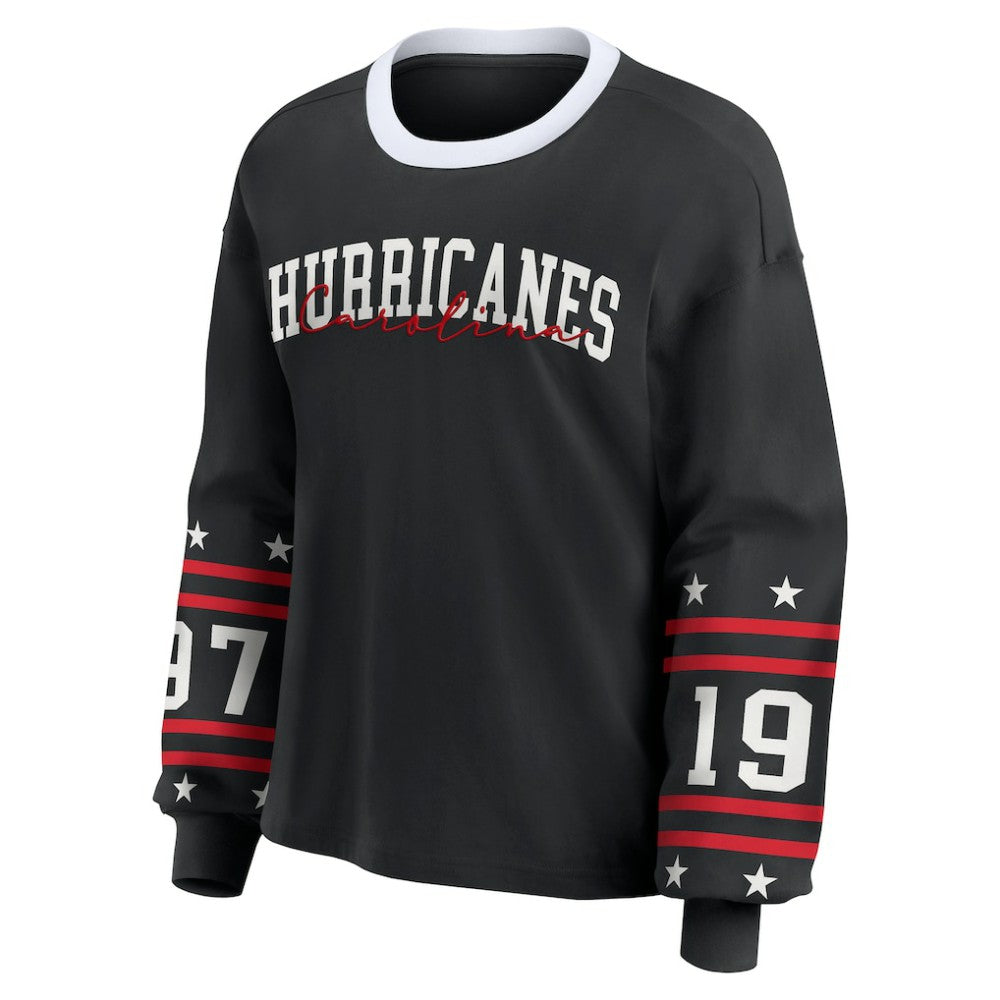 Carolina Hurricanes WEAR by Erin Andrews Women's Long-Sleeve Sport T-Shirt