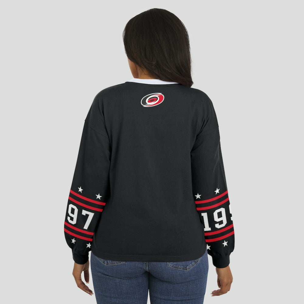 Carolina Hurricanes WEAR by Erin Andrews Women's Long-Sleeve Sport T-Shirt