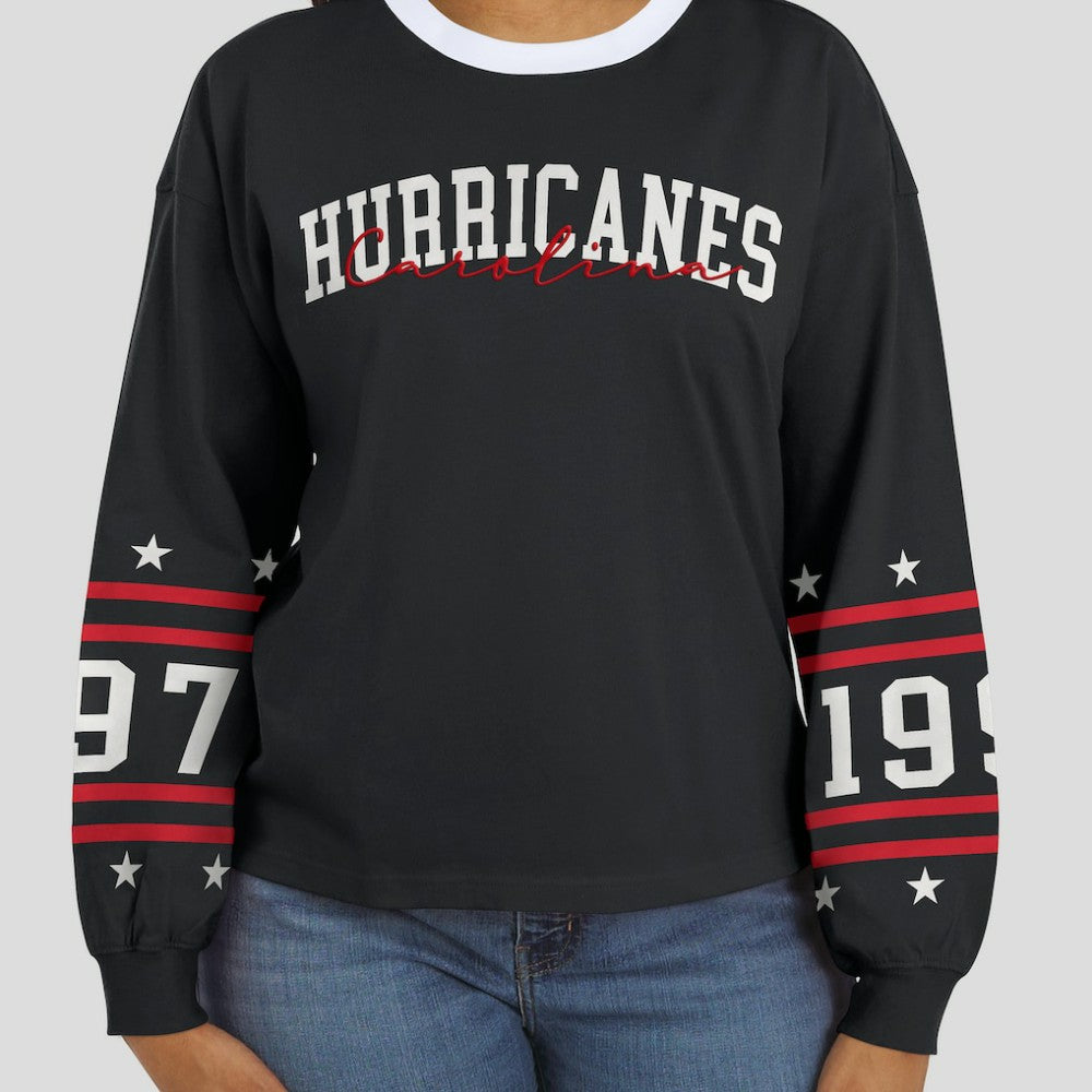 Carolina Hurricanes WEAR by Erin Andrews Women's Long-Sleeve Sport T-Shirt