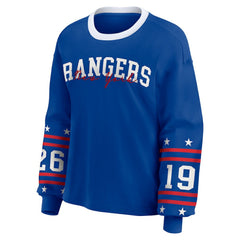 New York Rangers WEAR by Erin Andrews Women's Long-Sleeve Sport T-Shirt