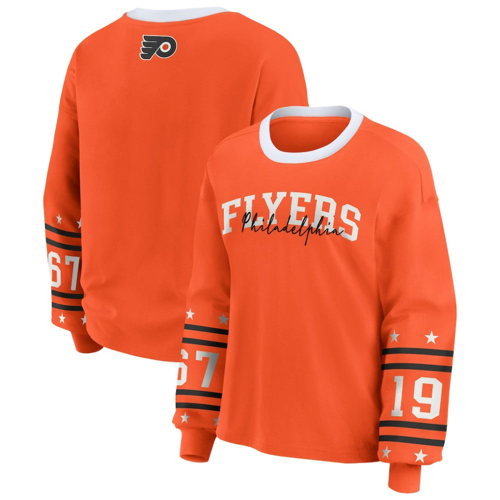 Philadelphia Flyers WEAR by Erin Andrews Women's Long-Sleeve Sport T-Shirt
