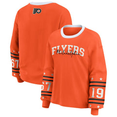 Philadelphia Flyers WEAR by Erin Andrews Women's Long-Sleeve Sport T-Shirt
