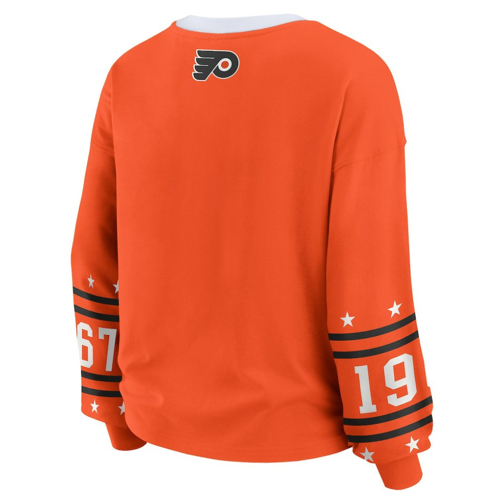 Philadelphia Flyers WEAR by Erin Andrews Women's Long-Sleeve Sport T-Shirt
