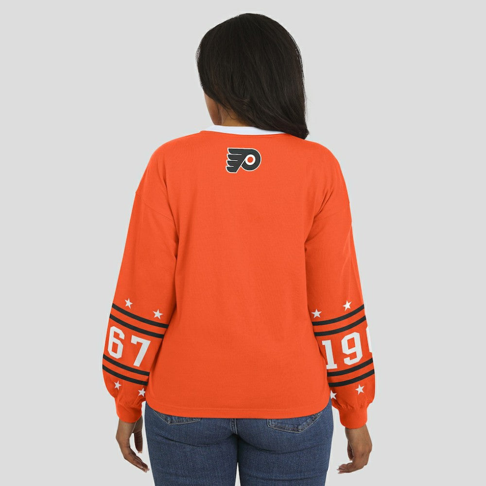 Philadelphia Flyers WEAR by Erin Andrews Women's Long-Sleeve Sport T-Shirt
