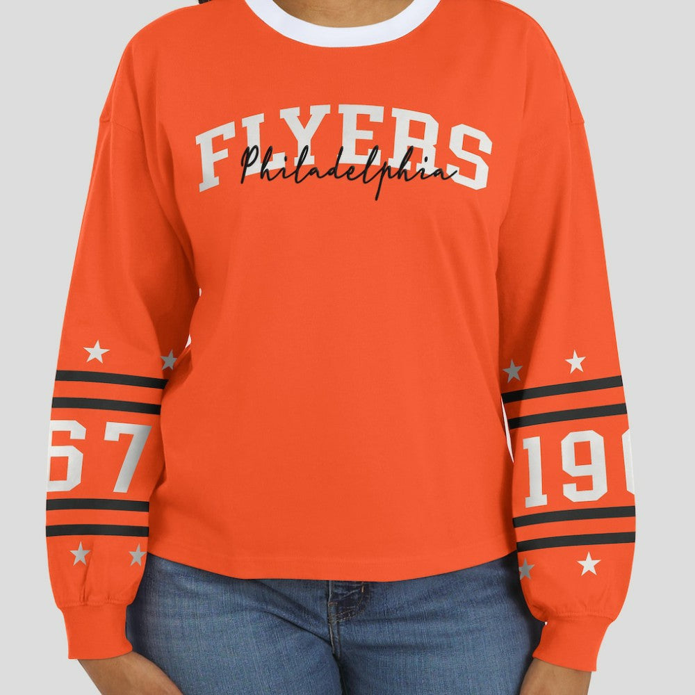 Philadelphia Flyers WEAR by Erin Andrews Women's Long-Sleeve Sport T-Shirt