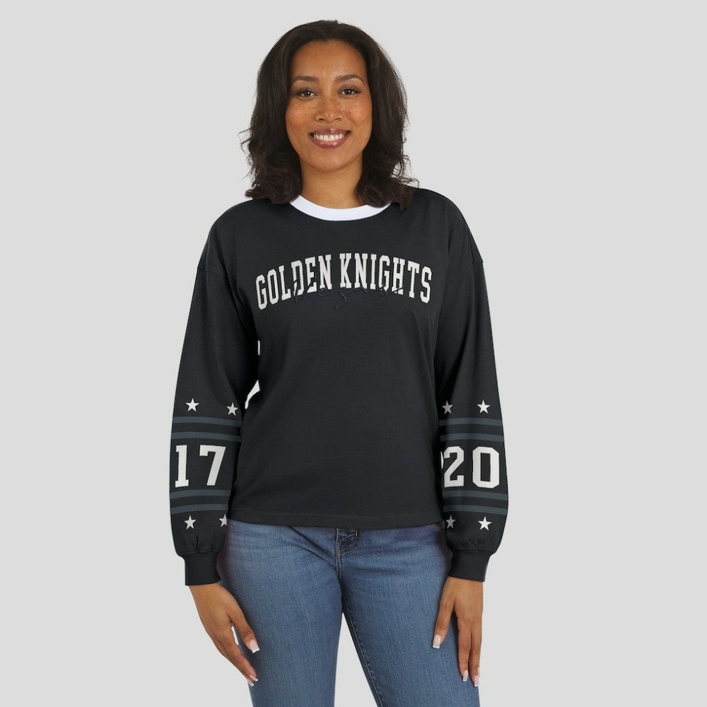 Vegas Golden Knights WEAR by Erin Andrews Women's Long-Sleeve Sport T-Shirt