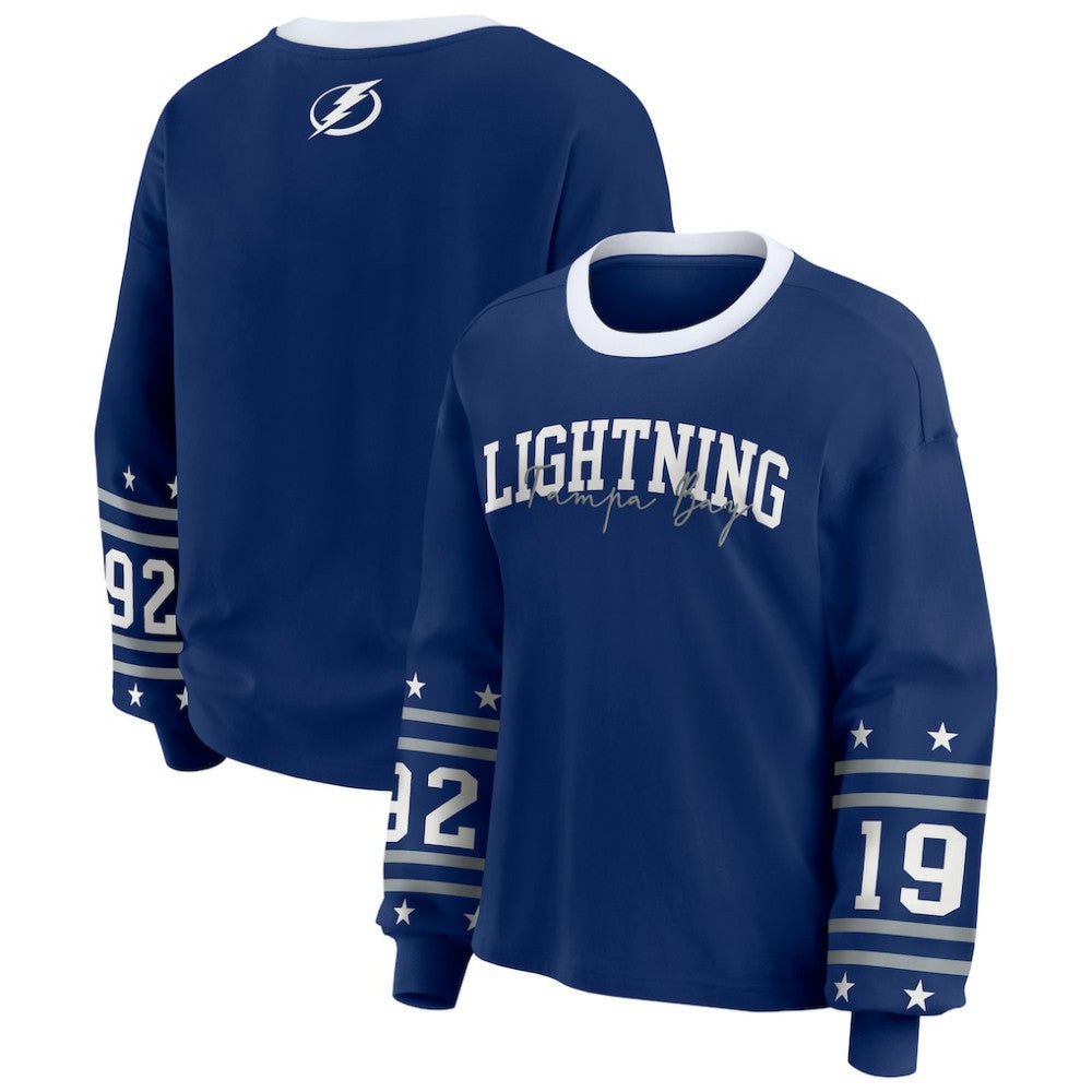 Tampa Bay Lightning WEAR by Erin Andrews Women's Long-Sleeve Sport T-Shirt