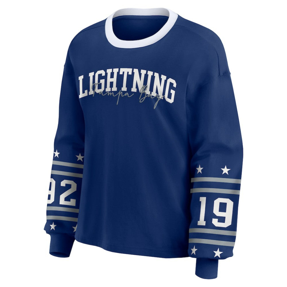 Tampa Bay Lightning WEAR by Erin Andrews Women's Long-Sleeve Sport T-Shirt