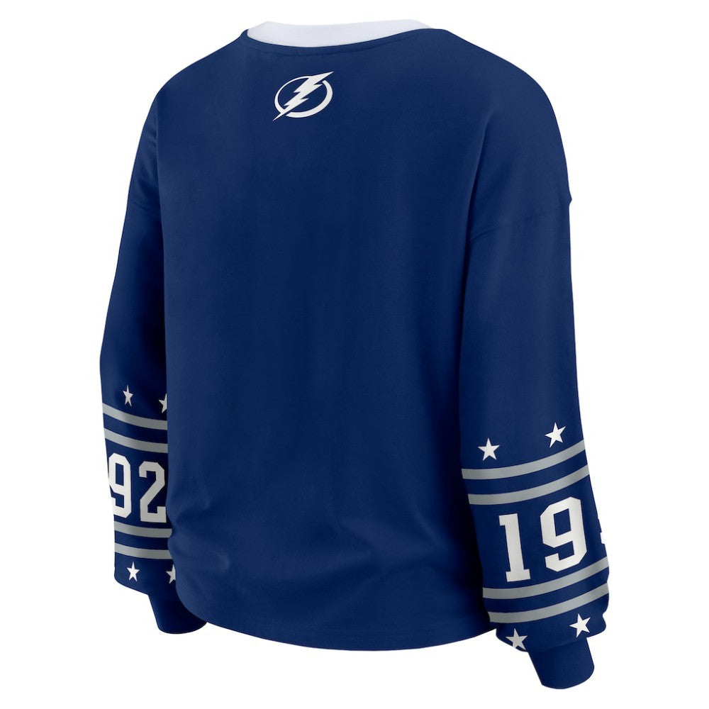 Tampa Bay Lightning WEAR by Erin Andrews Women's Long-Sleeve Sport T-Shirt