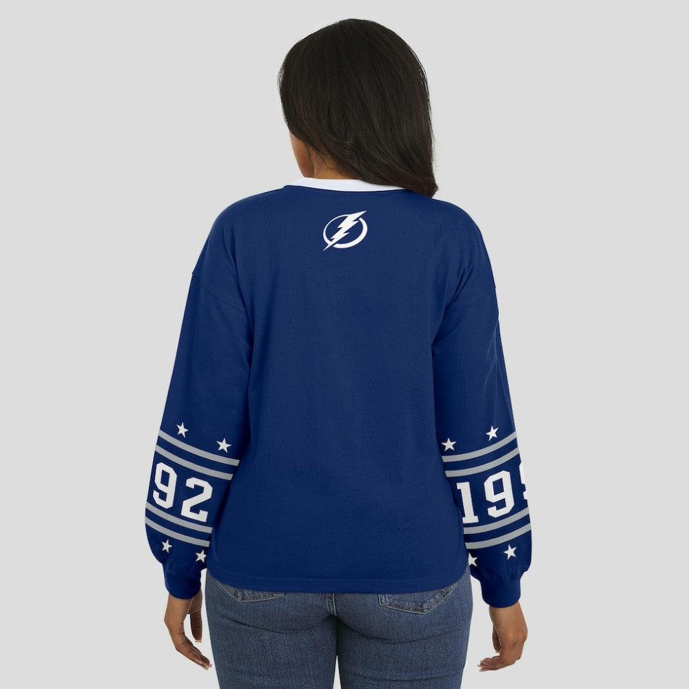 Tampa Bay Lightning WEAR by Erin Andrews Women's Long-Sleeve Sport T-Shirt