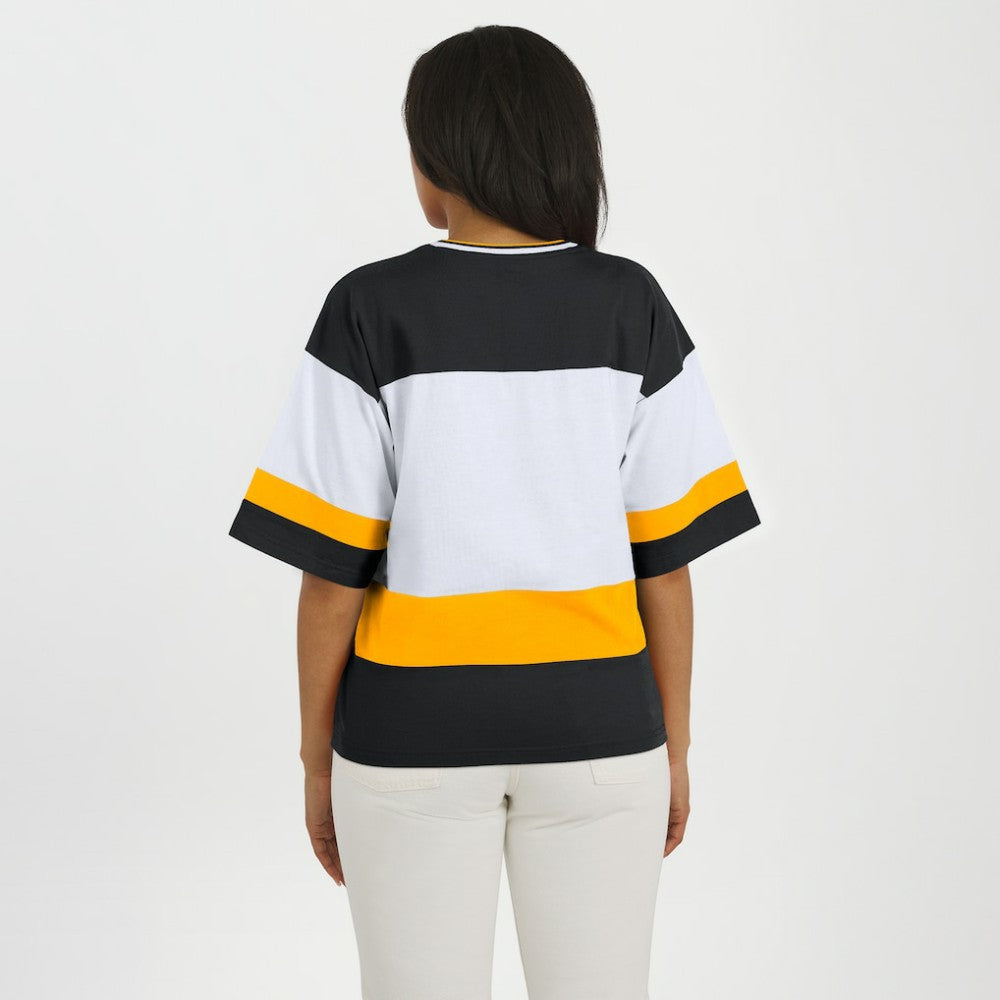 Pittsburgh Penguins WEAR by Erin Andrews Women's Jersey Style Tee