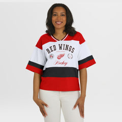 Detroit Red Wings WEAR by Erin Andrews Women's Jersey Style Tee
