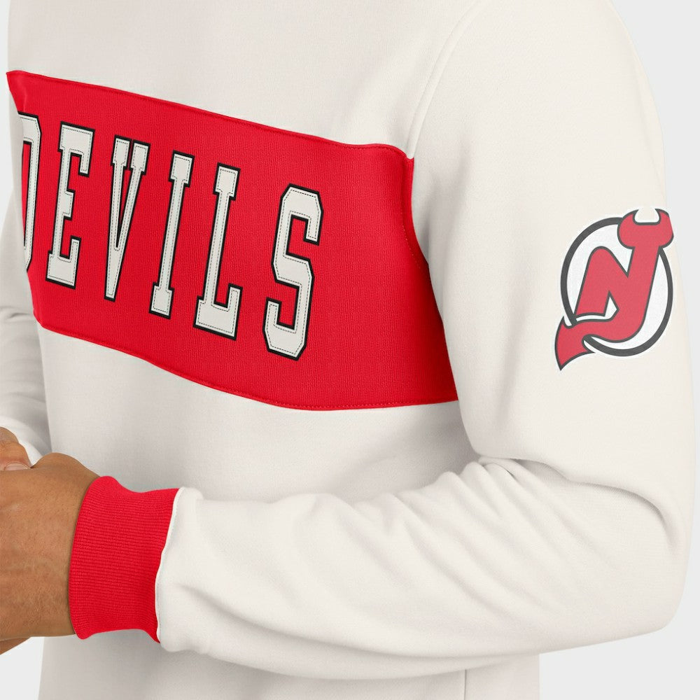 New Jersey Devils Darius Rucker Collection by Fanatics Colorblock Pullover Sweatshirt