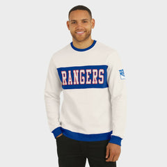 New York Rangers Darius Rucker Collection by Fanatics Colorblock Pullover Sweatshirt