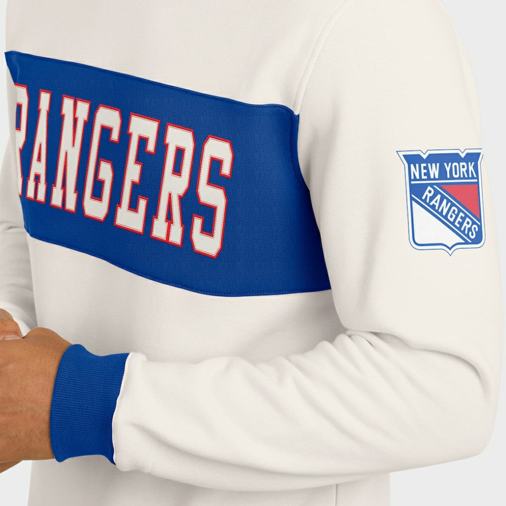 New York Rangers Darius Rucker Collection by Fanatics Colorblock Pullover Sweatshirt