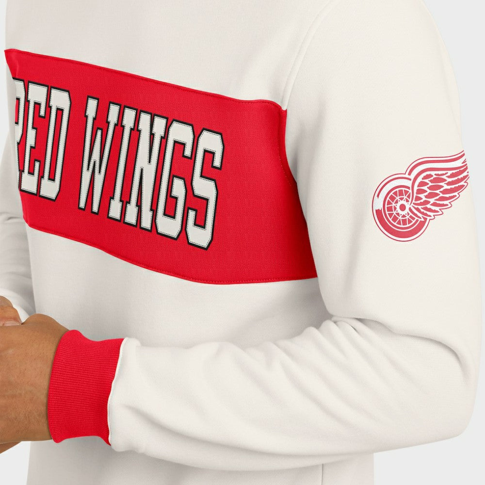 Detroit Red Wings Darius Rucker Collection by Fanatics Colorblock Pullover Sweatshirt