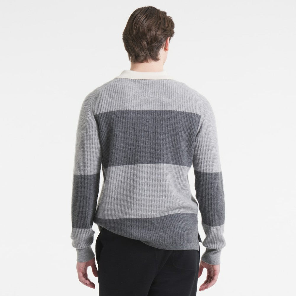 New York Rangers Todd Snyder by Fanatics Cashmere Rugby Sweater