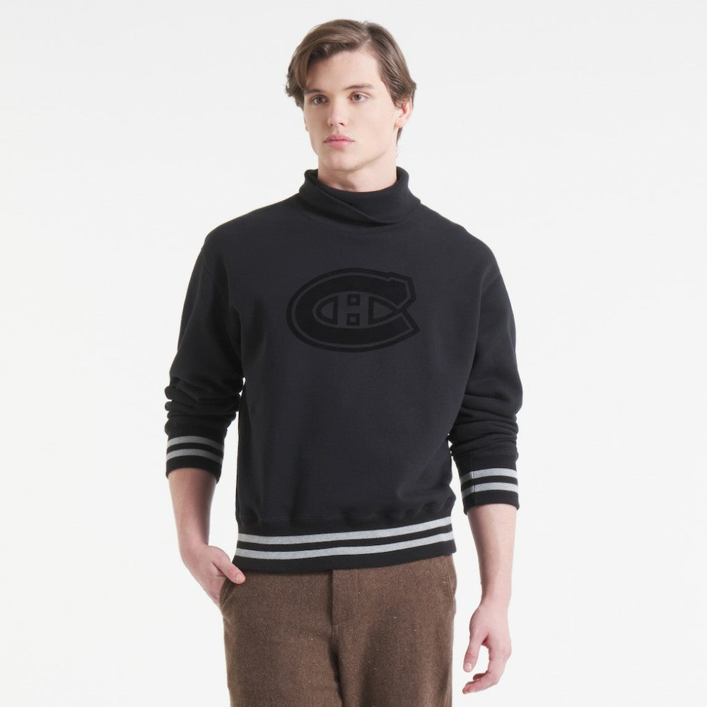 Montreal Canadiens Todd Snyder by Fanatics Relaxed Canadian Fleece Turtleneck