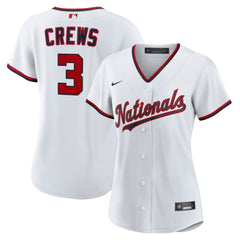Dylan Crews Washington Nationals Women's Home Replica Jersey - White | Nike