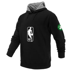 Boston Celtics FISLL Unisex Logoman Shadow Collection Pullover Hoodie - Black on sale