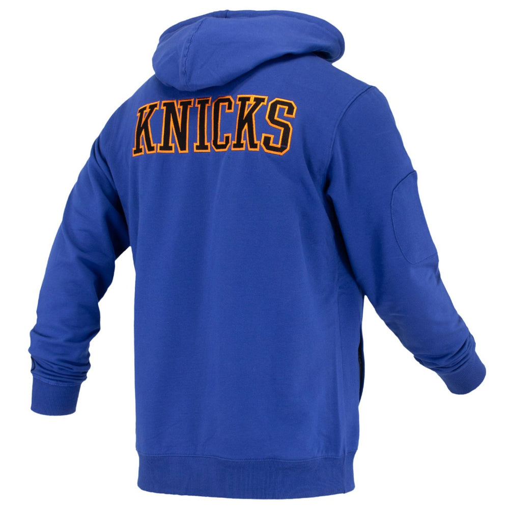 New York Knicks FISLL Unisex Logoman Shadow Collection Pullover Hoodie - Blue for sale