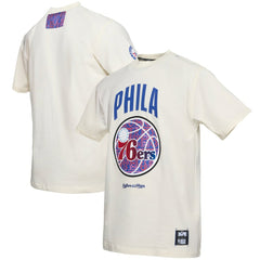Philadelphia 76ers NBA x Two Hype Culture & Hoops Collection Premium T-Shirt - Cream online