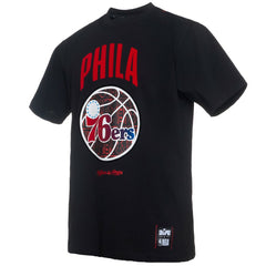 Philadelphia 76ers NBA x Two Hype Culture & Hoops Collection Premium T-Shirt - Black shop