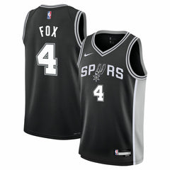 De'Aaron Fox San Antonio Spurs Youth Swingman Jersey - Icon Edition - Black | Nike sale