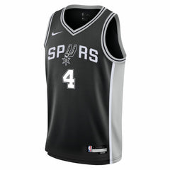 De'Aaron Fox San Antonio Spurs Youth Swingman Jersey - Icon Edition - Black | Nike sale