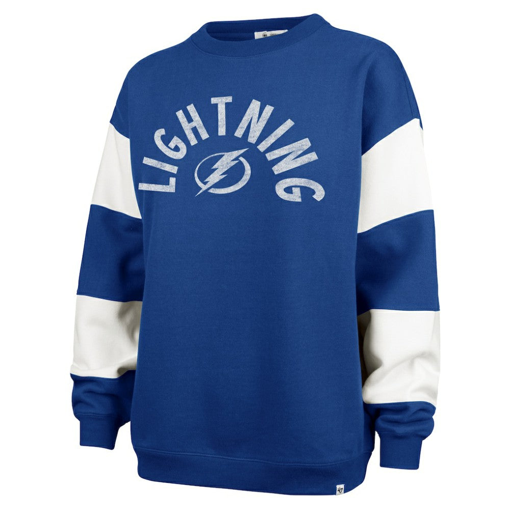 Tampa Bay Lightning '47 Women's Eephus Barred Pullover Sweatshirt