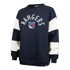 New York Rangers '47 Women's Eephus Barred Pullover Sweatshirt