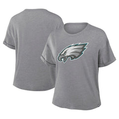 NFL Philadelphia Eagles Women's Tribute Tri-Blend Boxy T-Shirt