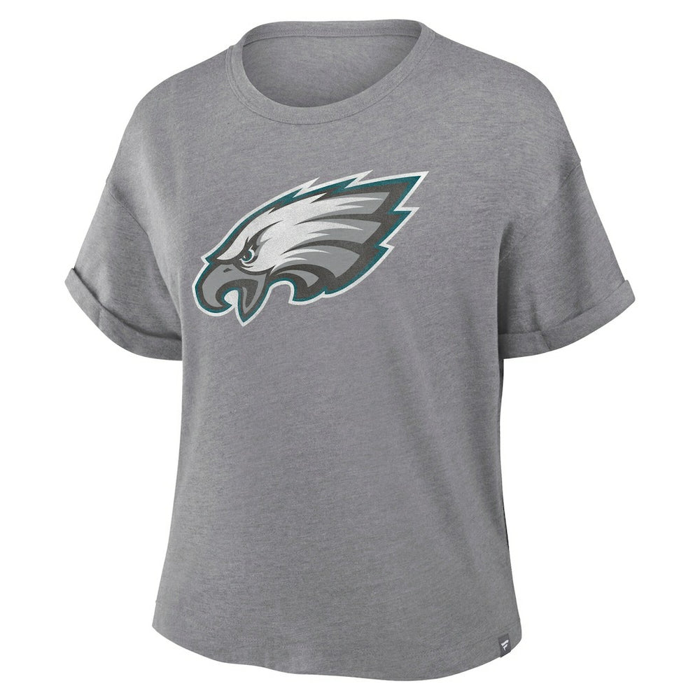 NFL Philadelphia Eagles Women's Tribute Tri-Blend Boxy T-Shirt