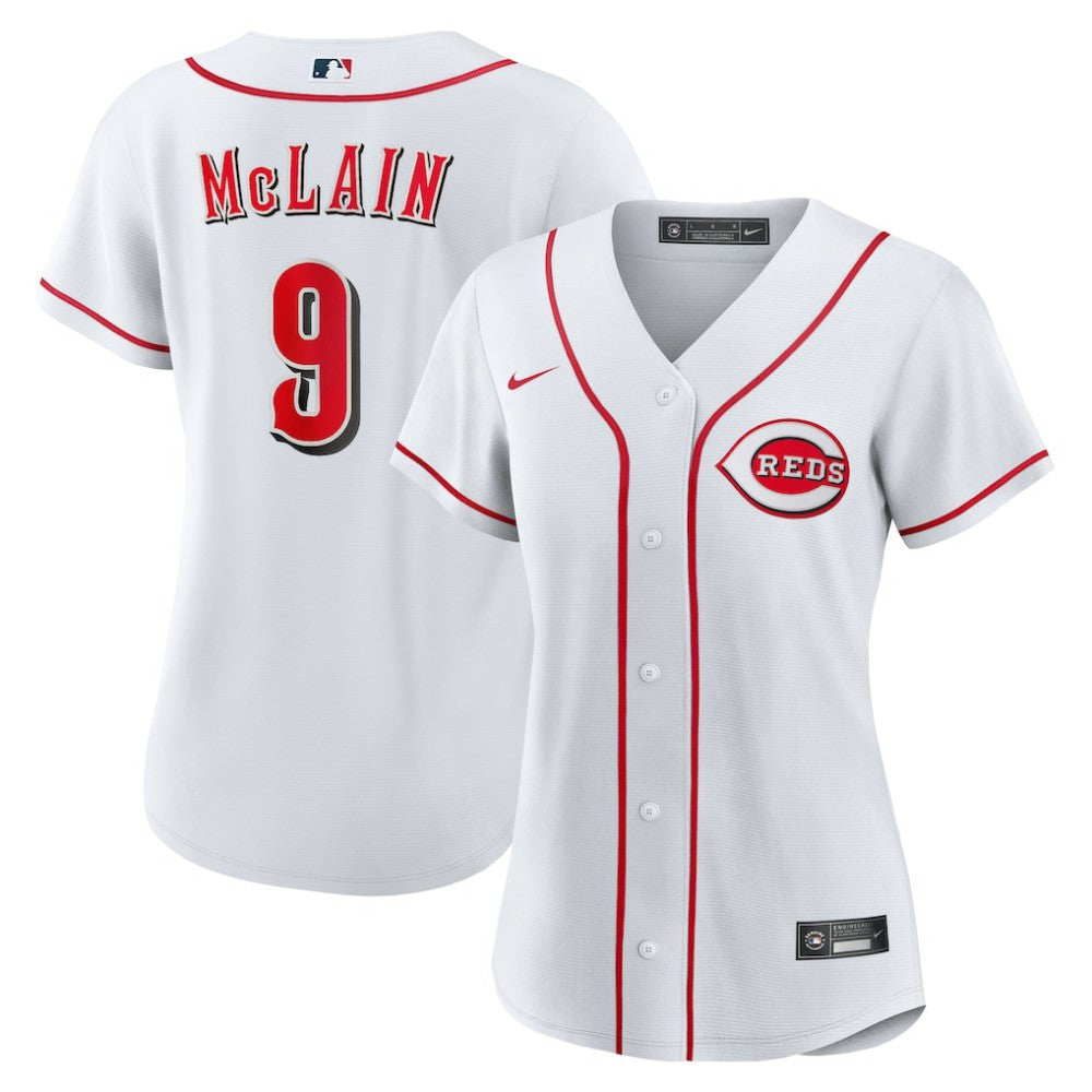 Matt McLain Cincinnati Reds Women's Home Replica Jersey - White | Nike