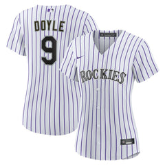 Brenton Doyle Colorado Rockies Women's Home Replica Jersey - White | Nike