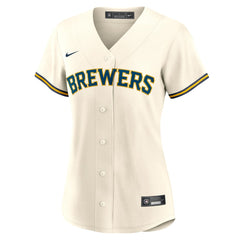 William Contreras Milwaukee Brewers Women's Home Replica Jersey - Cream | Nike