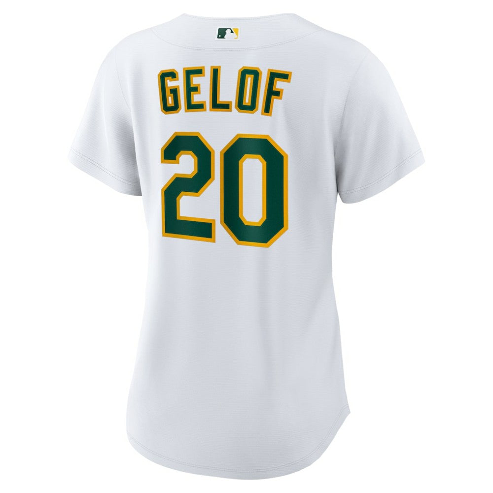 Zack Gelof Athletics Women's Home Replica Jersey - White | Nike