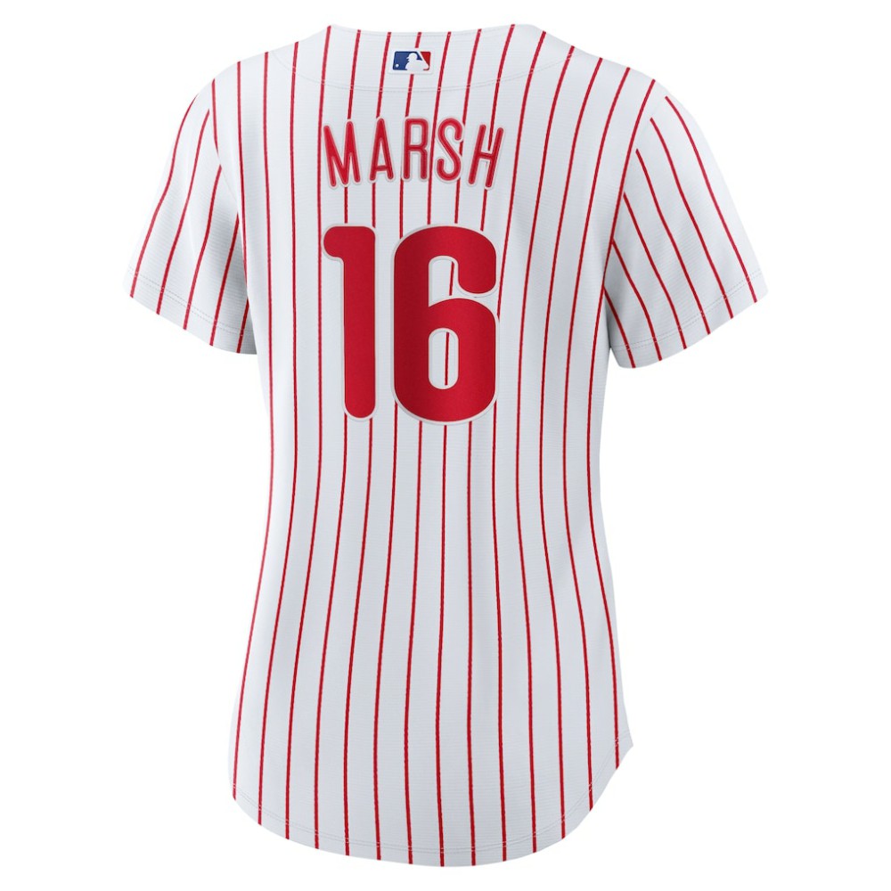 Brandon Marsh Philadelphia Phillies Women's Home Replica Jersey - White | Nike