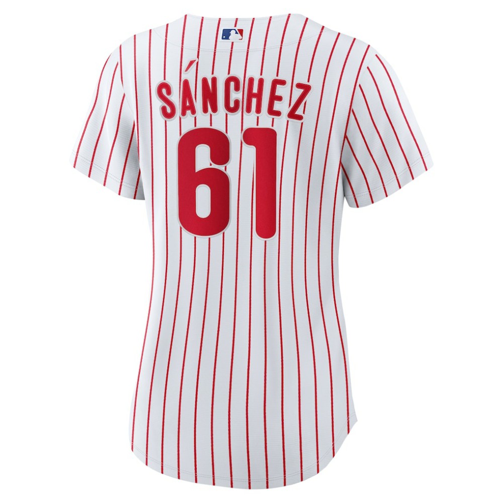 Cristopher Sanchez Philadelphia Phillies Women's Home Replica Jersey - White | Nike