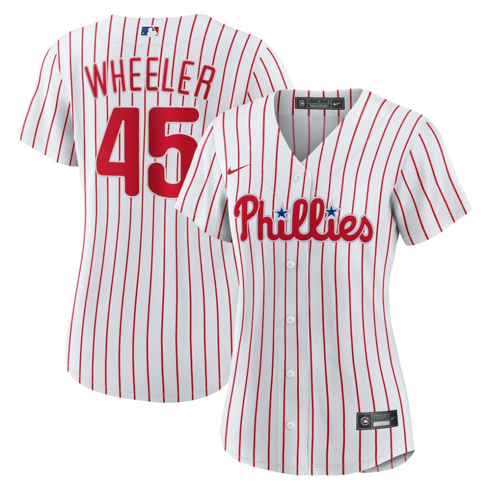 Zack Wheeler Philadelphia Phillies Women's Home Replica Jersey - White | Nike
