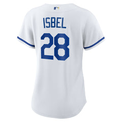 Kyle Isbel Kansas City Royals Women's Home Replica Jersey - White | Nike