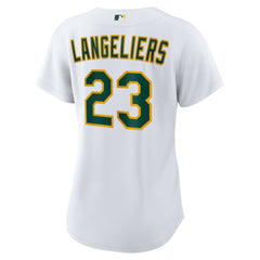Shea Langeliers Athletics Women's Home Replica Jersey - White | Nike