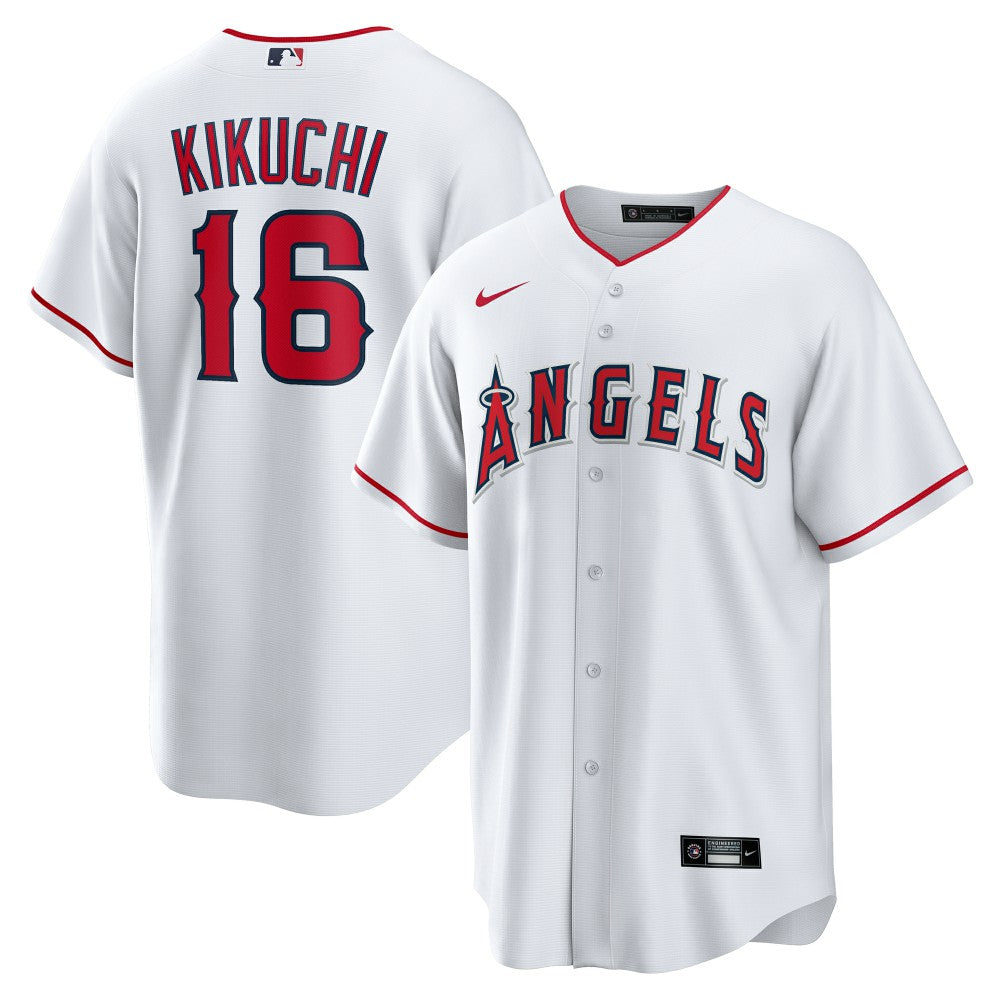 Yusei Kikuchi Los Angeles Angels Home Replica Jersey - White | Nike